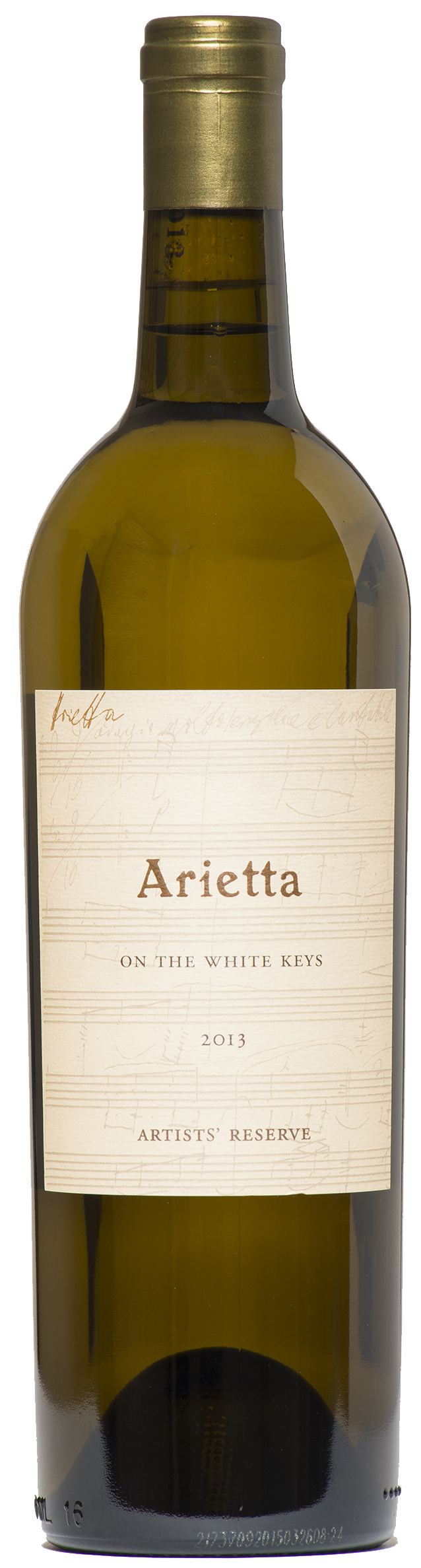 Arietta White Wine On the White Keys Artists Reserve 2013